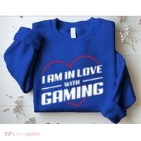 Ich Liebe Zocken! I Am In Love With Gaming! Gaming Console Cool Gift Sweatshirt thumb 2