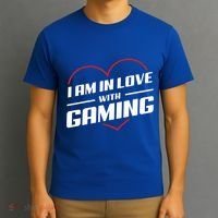 Ich Liebe Zocken! I Am In Love With Gaming! Gaming Console Cool Gift T-Shirt thumb 3