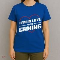Ich Liebe Zocken! I Am In Love With Gaming! Gaming Console Cool Gift T-Shirt thumb 4