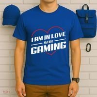 Ich Liebe Zocken! I Am In Love With Gaming! Gaming Console Cool Gift T-Shirt thumb 6