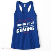 Ich Liebe Zocken! I Am In Love With Gaming! Gaming Console Cool Gift Women's Tank Top thumb 0