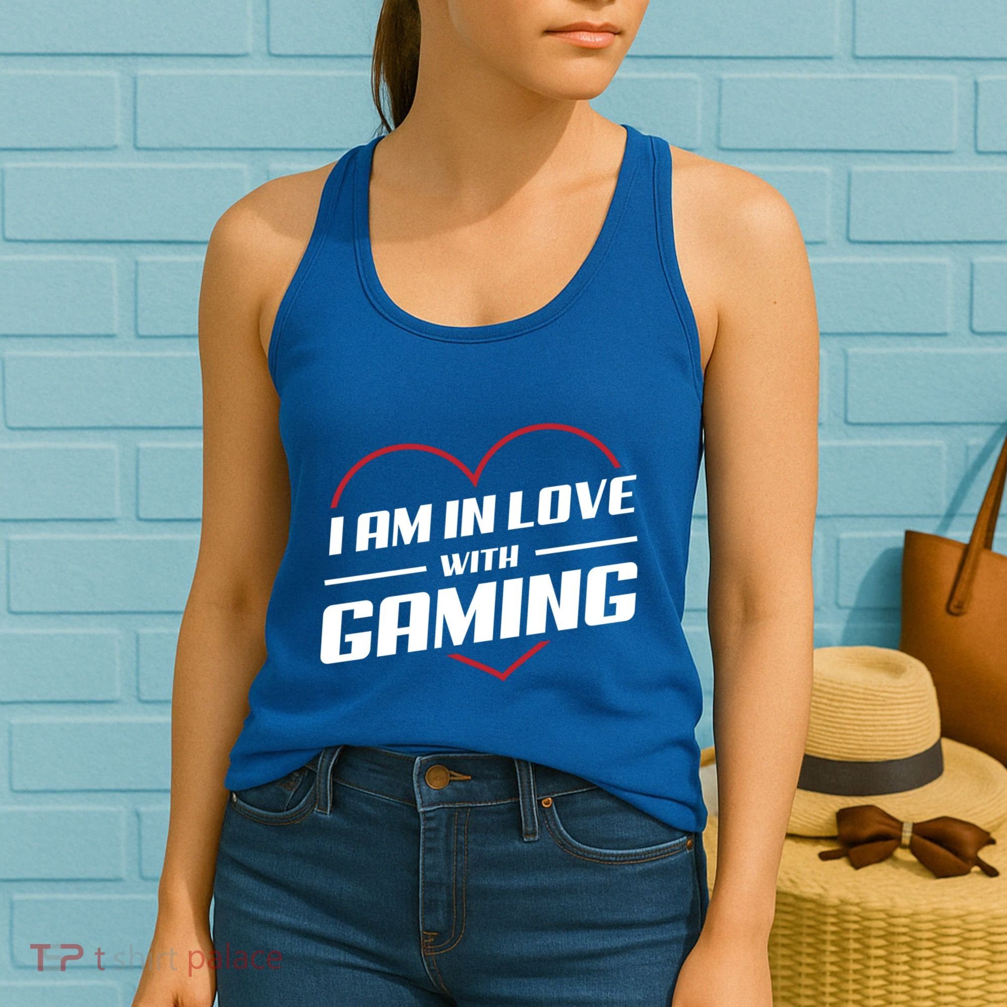Ich Liebe Zocken! I Am In Love With Gaming! Gaming Console Cool Gift Women's Tank Top
