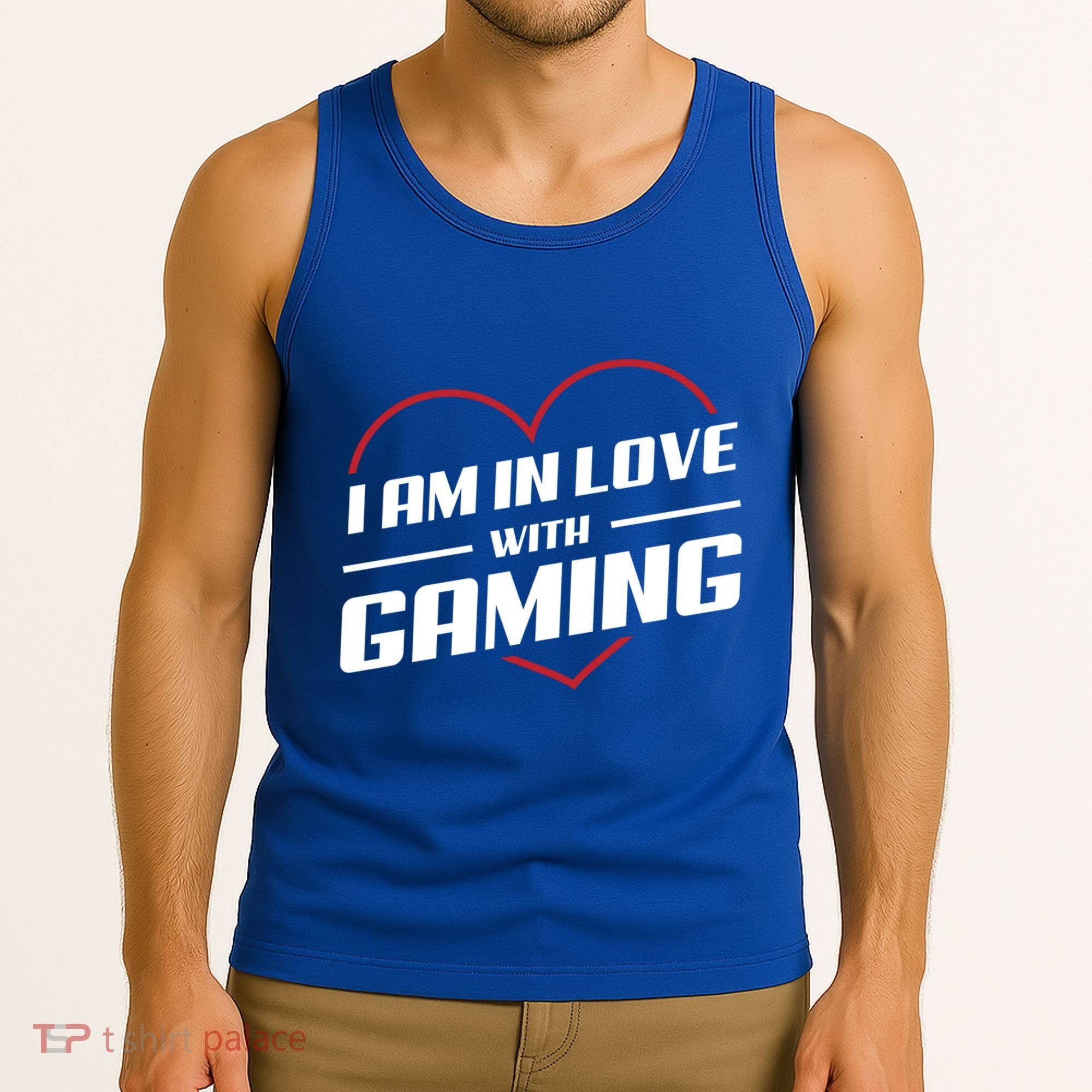 Ich Liebe Zocken! I Am In Love With Gaming! Gaming Console Cool Gift Tank Top