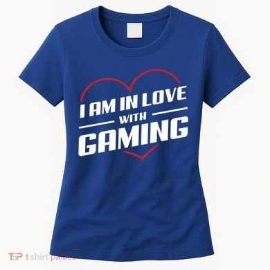 Ich Liebe Zocken! I Am In Love With Gaming! Gaming Console Cool Gift Women's T-Shirt