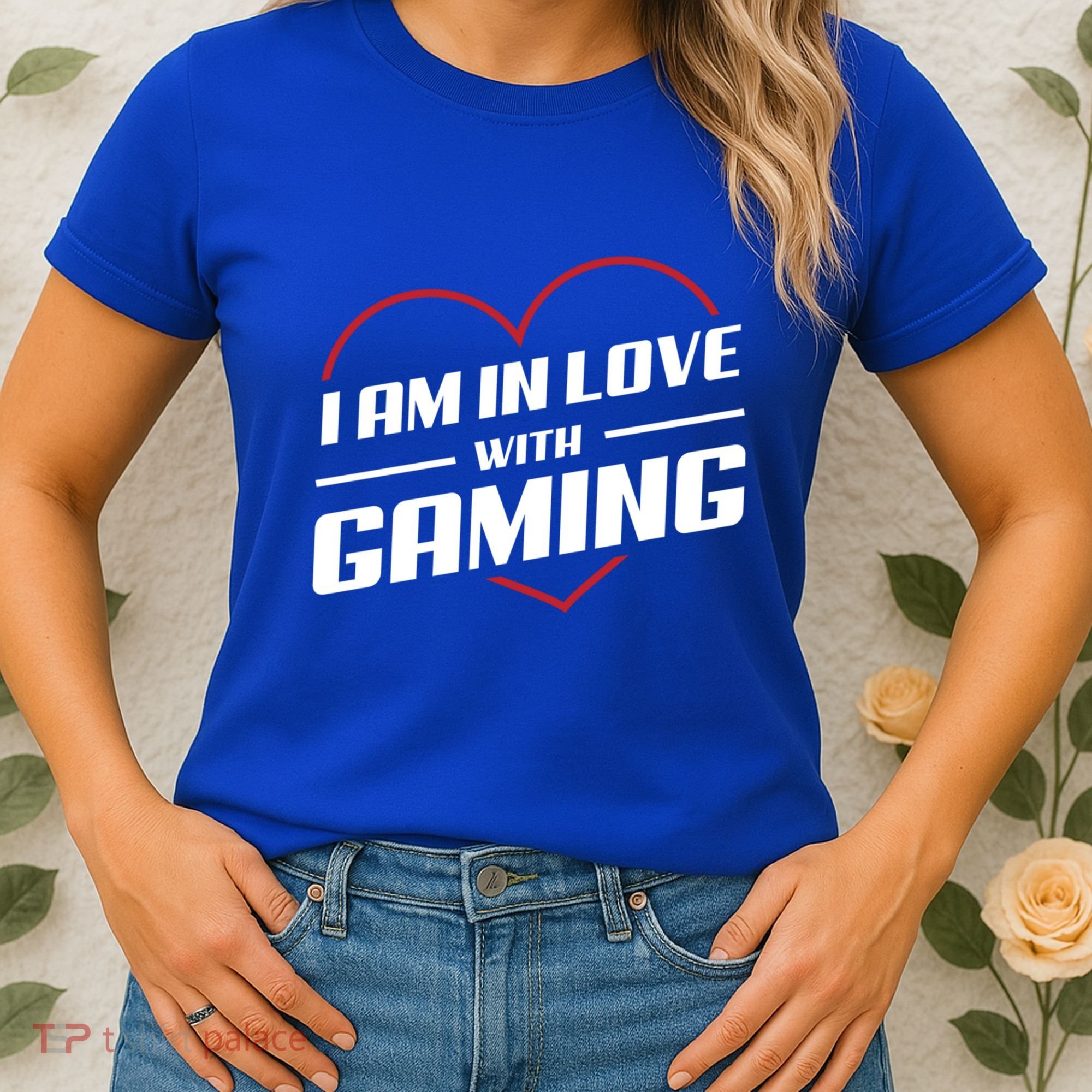 Ich Liebe Zocken! I Am In Love With Gaming! Gaming Console Cool Gift Women's T-Shirt