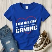 Ich Liebe Zocken! I Am In Love With Gaming! Gaming Console Cool Gift Women's T-Shirt thumb 3