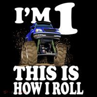 I'm 1 This Is How I Roll Doggie Tank thumb 4
