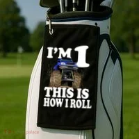 I'm 1 This Is How I Roll Golf Towel thumb 2
