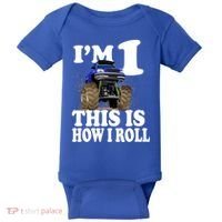 I'm 1 This Is How I Roll Baby Bodysuit thumb 0