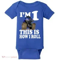 I'm 1 This Is How I Roll Baby Bodysuit thumb 0