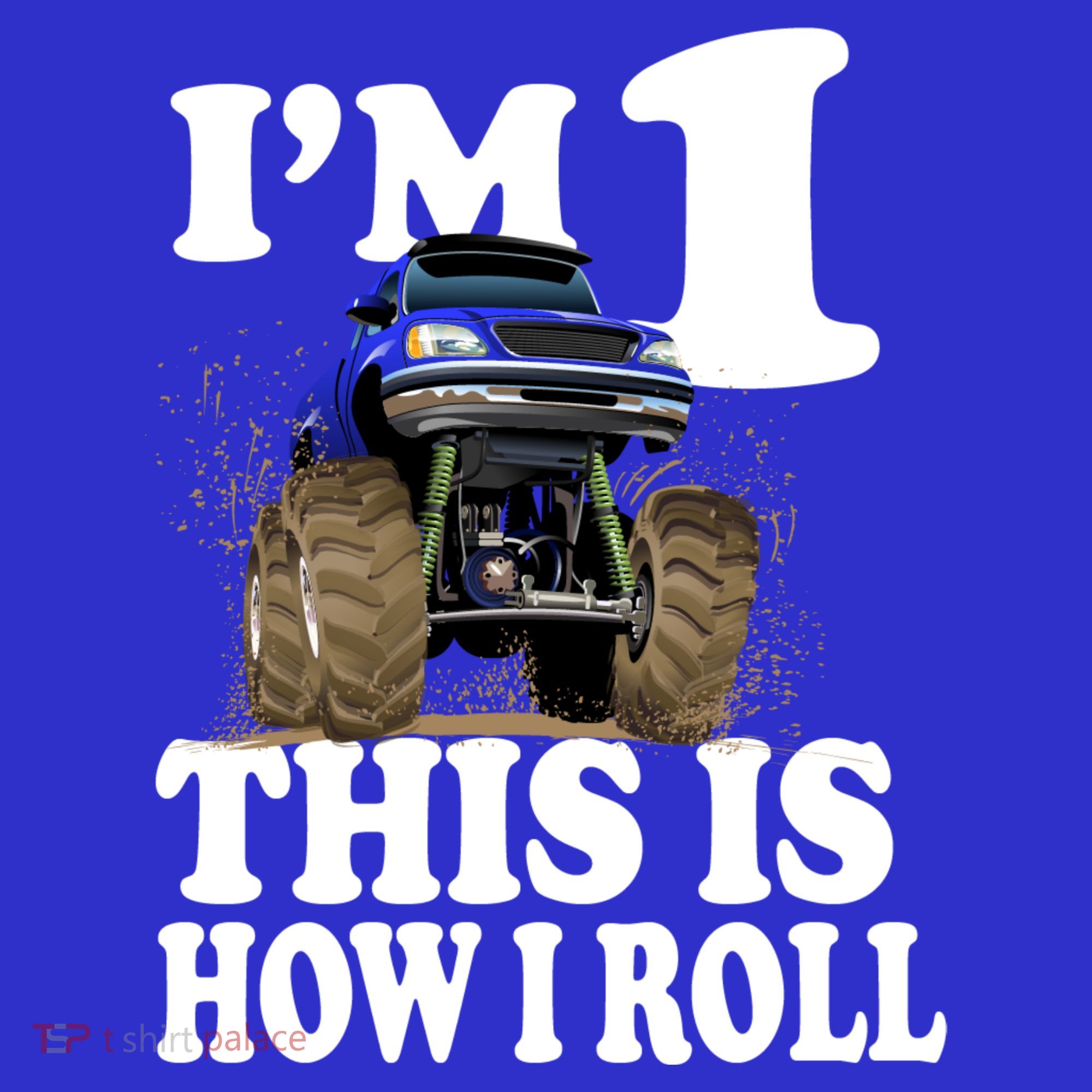 I'm 1 This Is How I Roll Baby Bodysuit