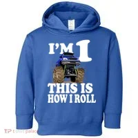 I'm 1 This Is How I Roll Toddler Hoodie thumb 0