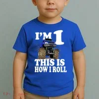 I'm 1 This Is How I Roll Toddler T-Shirt thumb 2