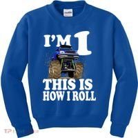 I'm 1 This Is How I Roll Kids Sweatshirt thumb 0