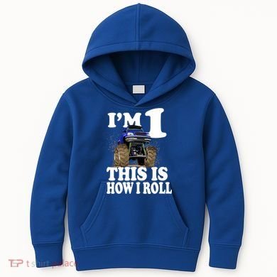 I'm 1 This Is How I Roll Kids Hoodie