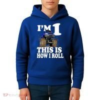 I'm 1 This Is How I Roll Kids Hoodie thumb 4