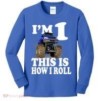 I'm 1 This Is How I Roll Kids Long Sleeve Shirt thumb 0