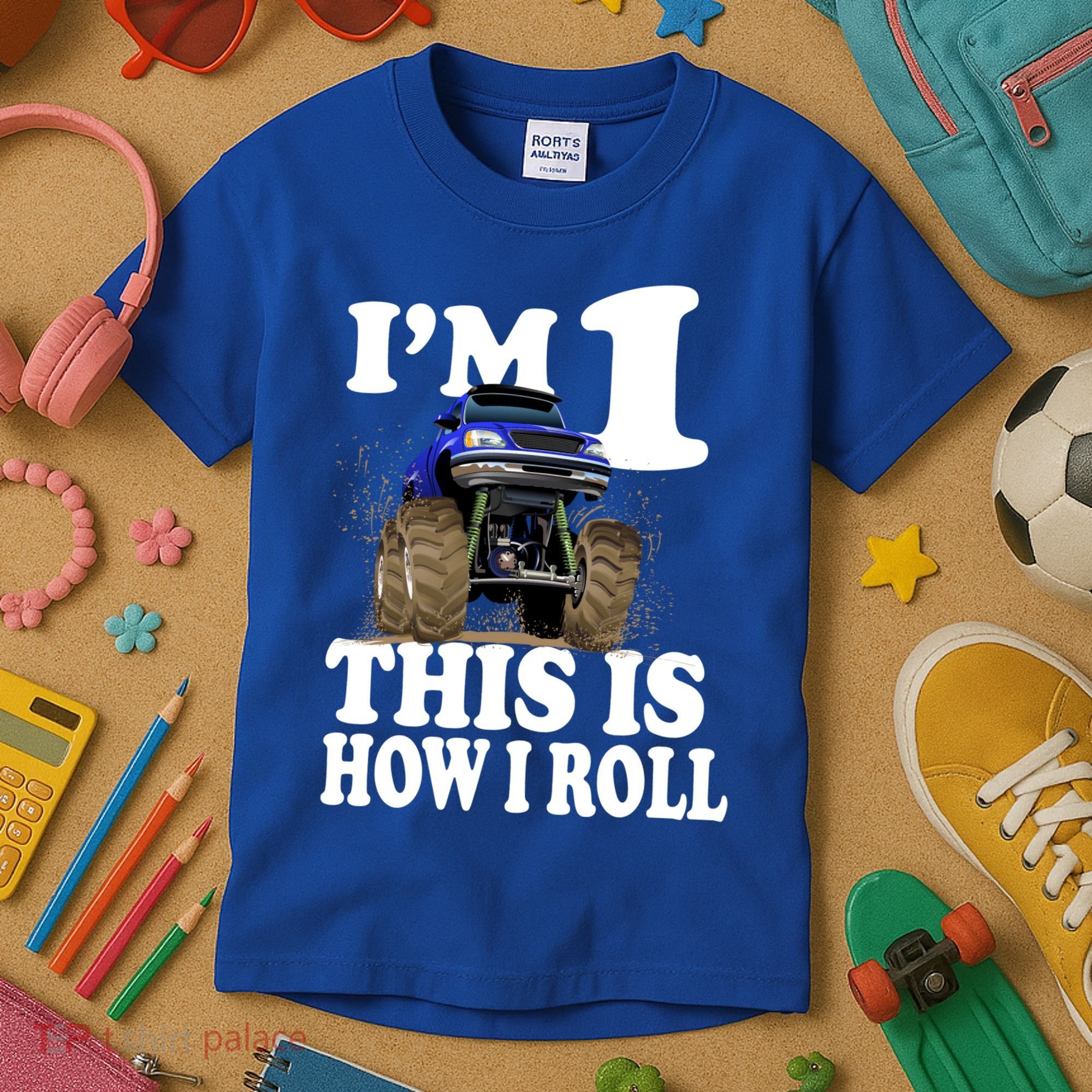 I'm 1 This Is How I Roll Kids T-Shirt