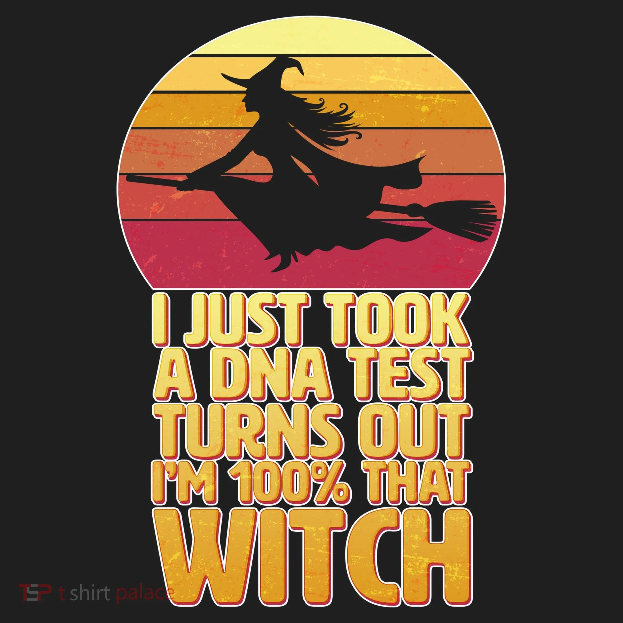 I'm 100 That Witch DNA Test Funny Halloween Women's Sweatshirt
