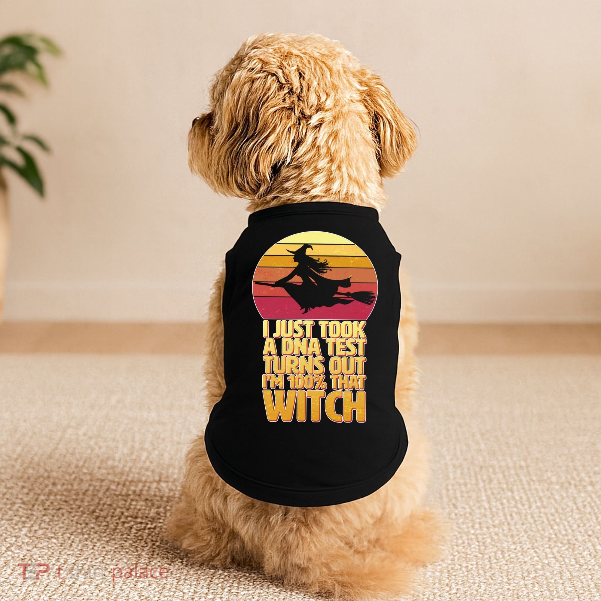 I'm 100 That Witch DNA Test Funny Halloween Doggie Tank