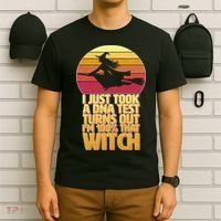 I'm 100 That Witch DNA Test Funny Halloween T-Shirt thumb 6