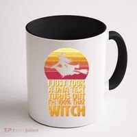 I'm 100 That Witch DNA Test Funny Halloween Coffee Mug thumb 1