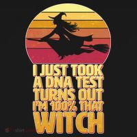 I'm 100 That Witch DNA Test Funny Halloween Pajama Set thumb 2