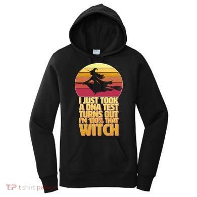 I'm 100 That Witch DNA Test Funny Halloween Women's Hoodie