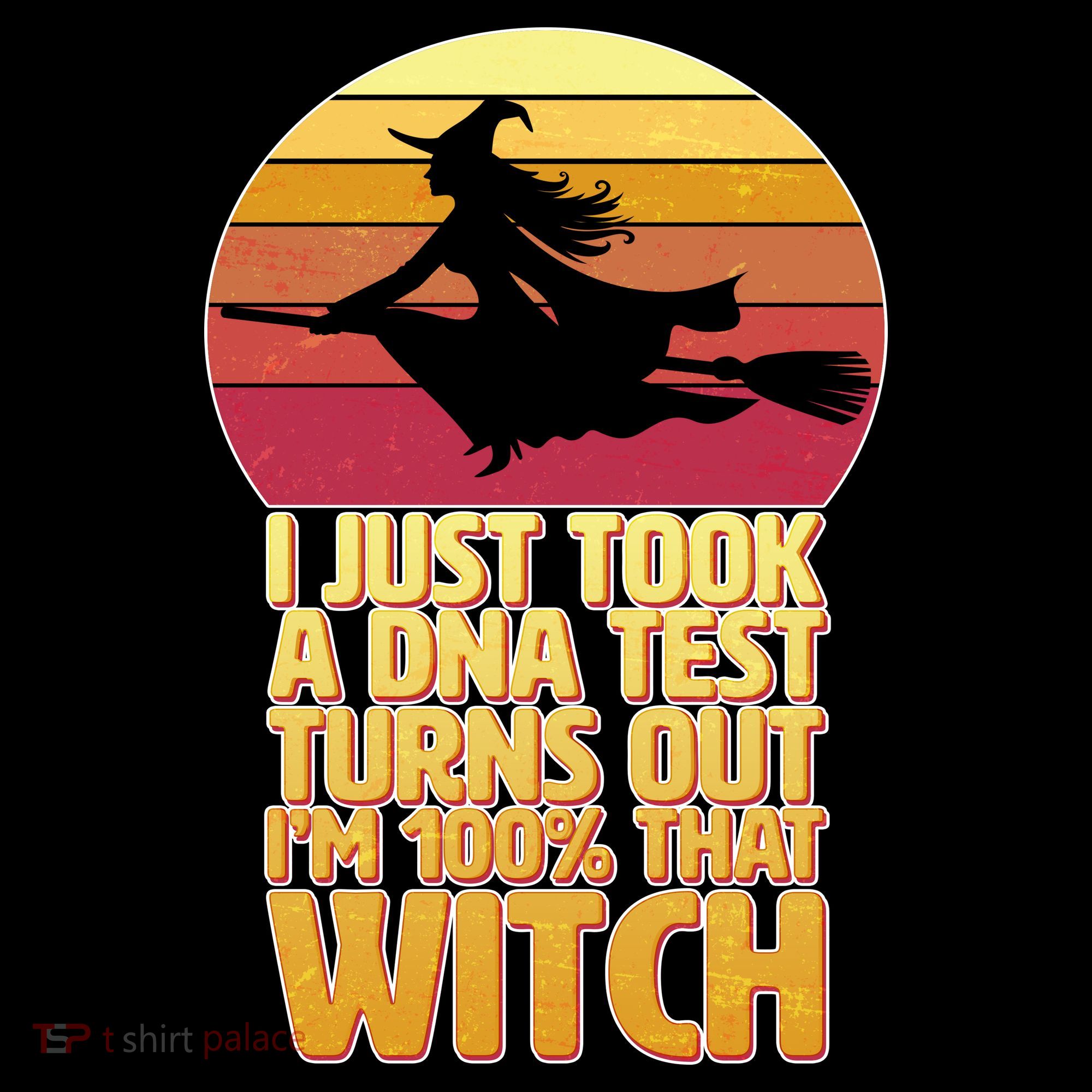 I'm 100 That Witch DNA Test Funny Halloween Women's Hoodie