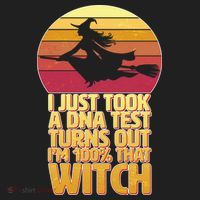 I'm 100 That Witch DNA Test Funny Halloween Tumbler thumb 3