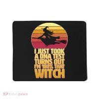 I'm 100 That Witch DNA Test Funny Halloween Mousepad thumb 0