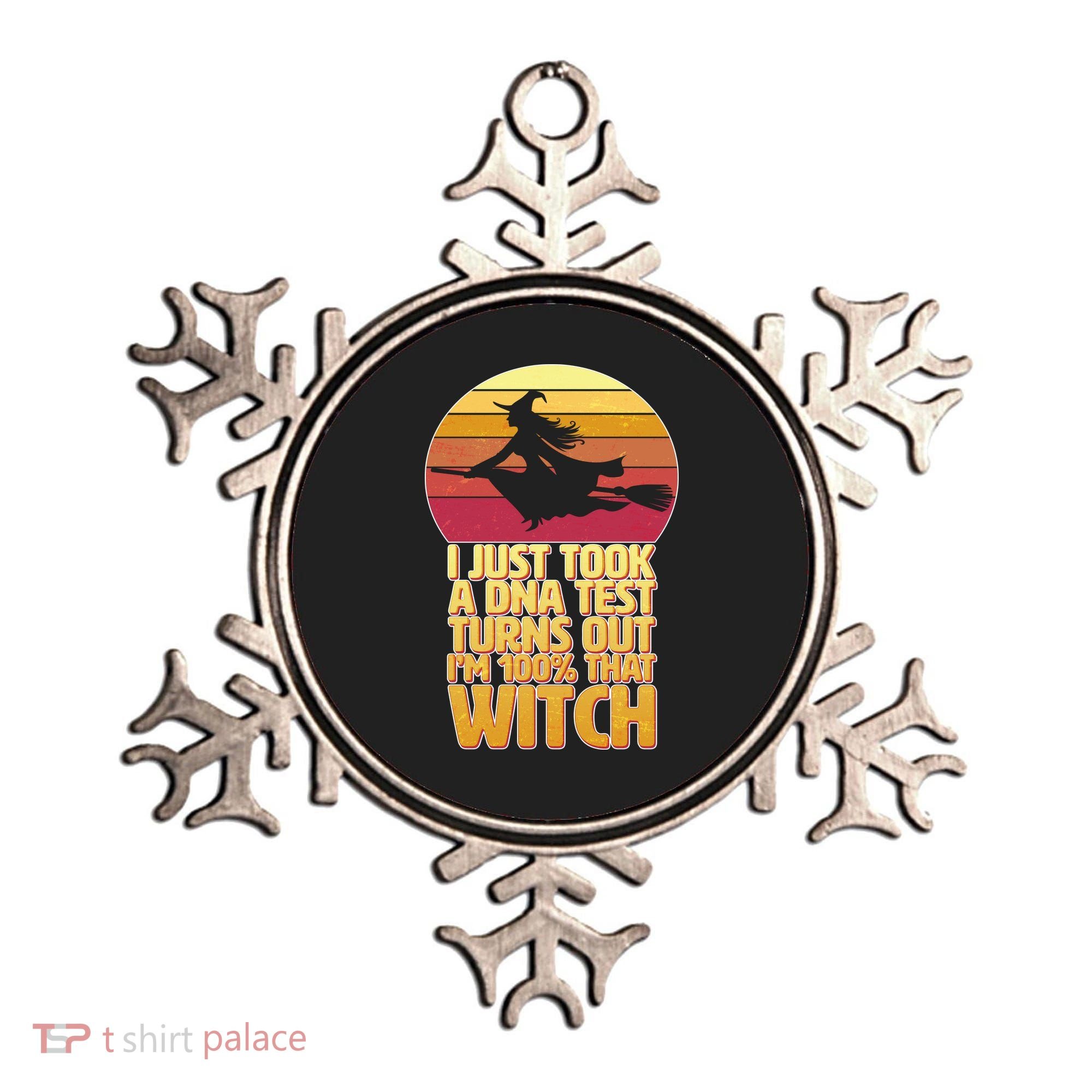 I'm 100 That Witch DNA Test Funny Halloween Ornament