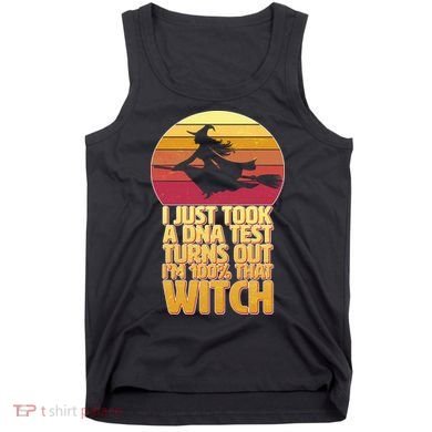 I'm 100 That Witch DNA Test Funny Halloween Tank Top