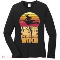 I'm 100 That Witch DNA Test Funny Halloween Women's Long Sleeve Shirt thumb 0