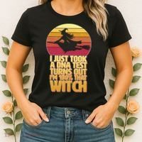 I'm 100 That Witch DNA Test Funny Halloween Women's T-Shirt thumb 2