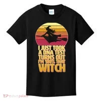 I'm 100 That Witch DNA Test Funny Halloween Kids T-Shirt thumb 0