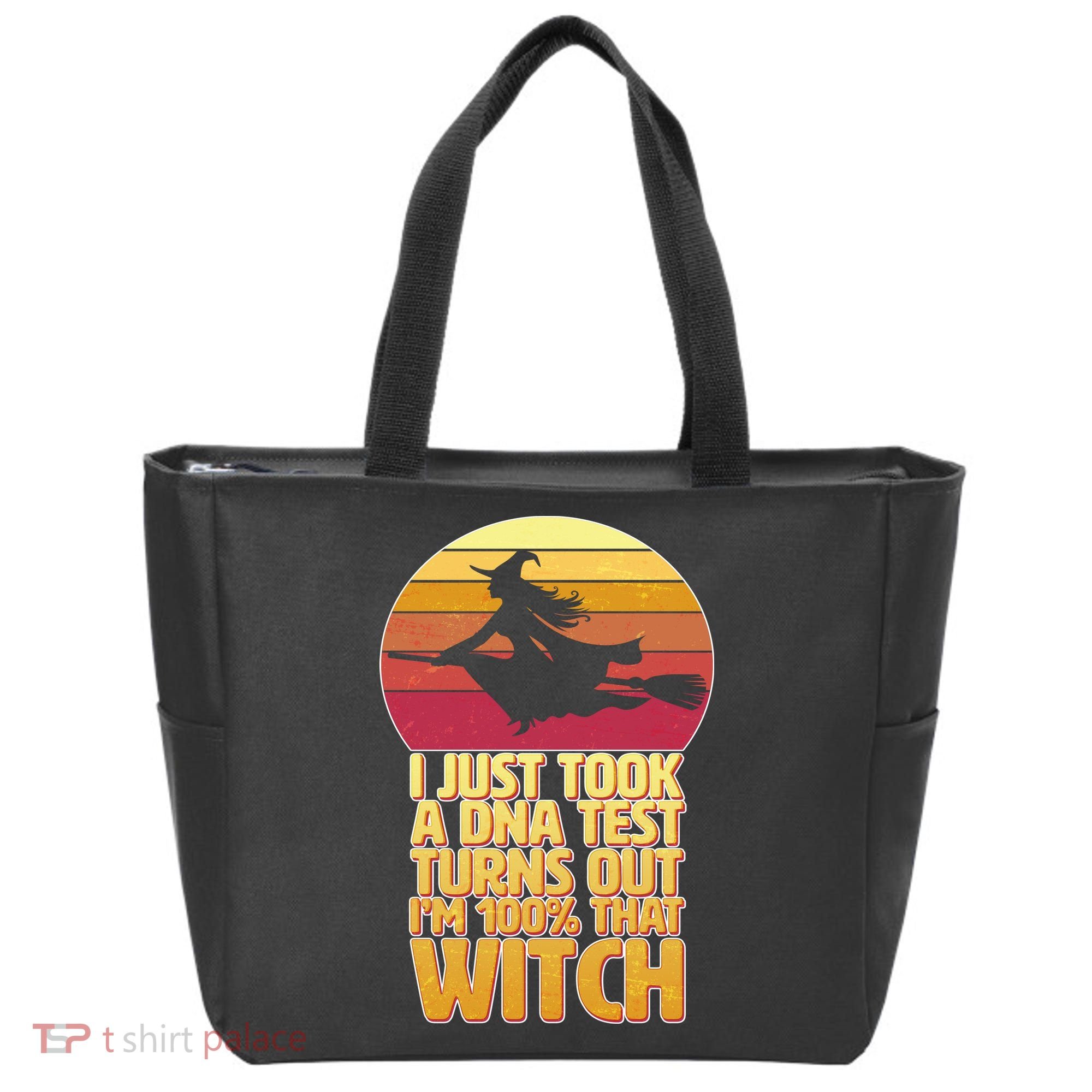 I'm 100 That Witch DNA Test Funny Halloween Tote Bag