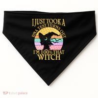 I'm 100% That Witch Halloween USA-Made Doggie Bandana thumb 0