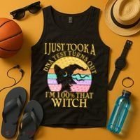 I'm 100% That Witch Halloween Tank Top thumb 4