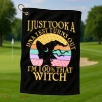 I'm 100% That Witch Halloween Golf Towel thumb 1