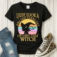 I'm 100% That Witch Halloween Women's T-Shirt thumb 3