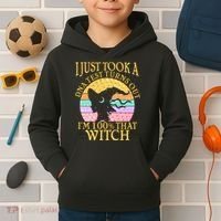 I'm 100% That Witch Halloween Kids Hoodie thumb 2