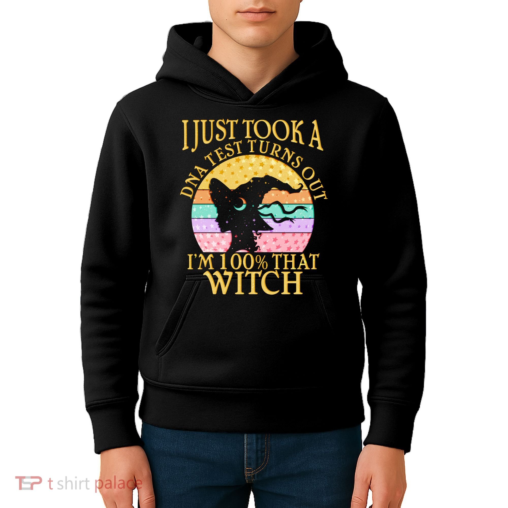 I'm 100% That Witch Halloween Kids Hoodie