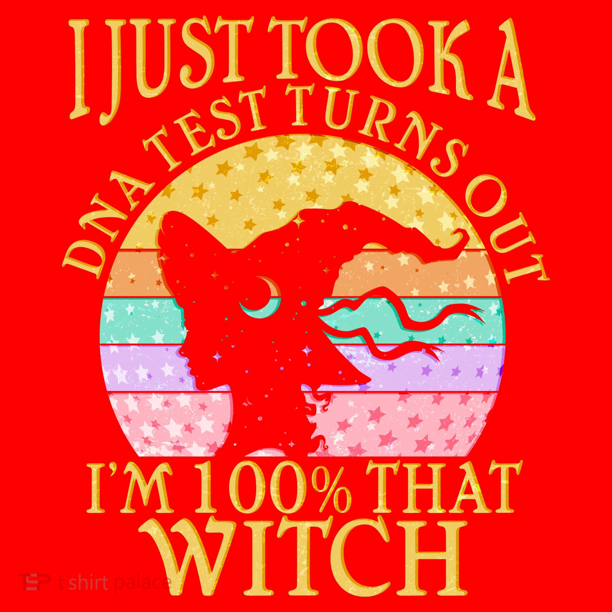 I'm 100% That Witch Halloween Santa Hat