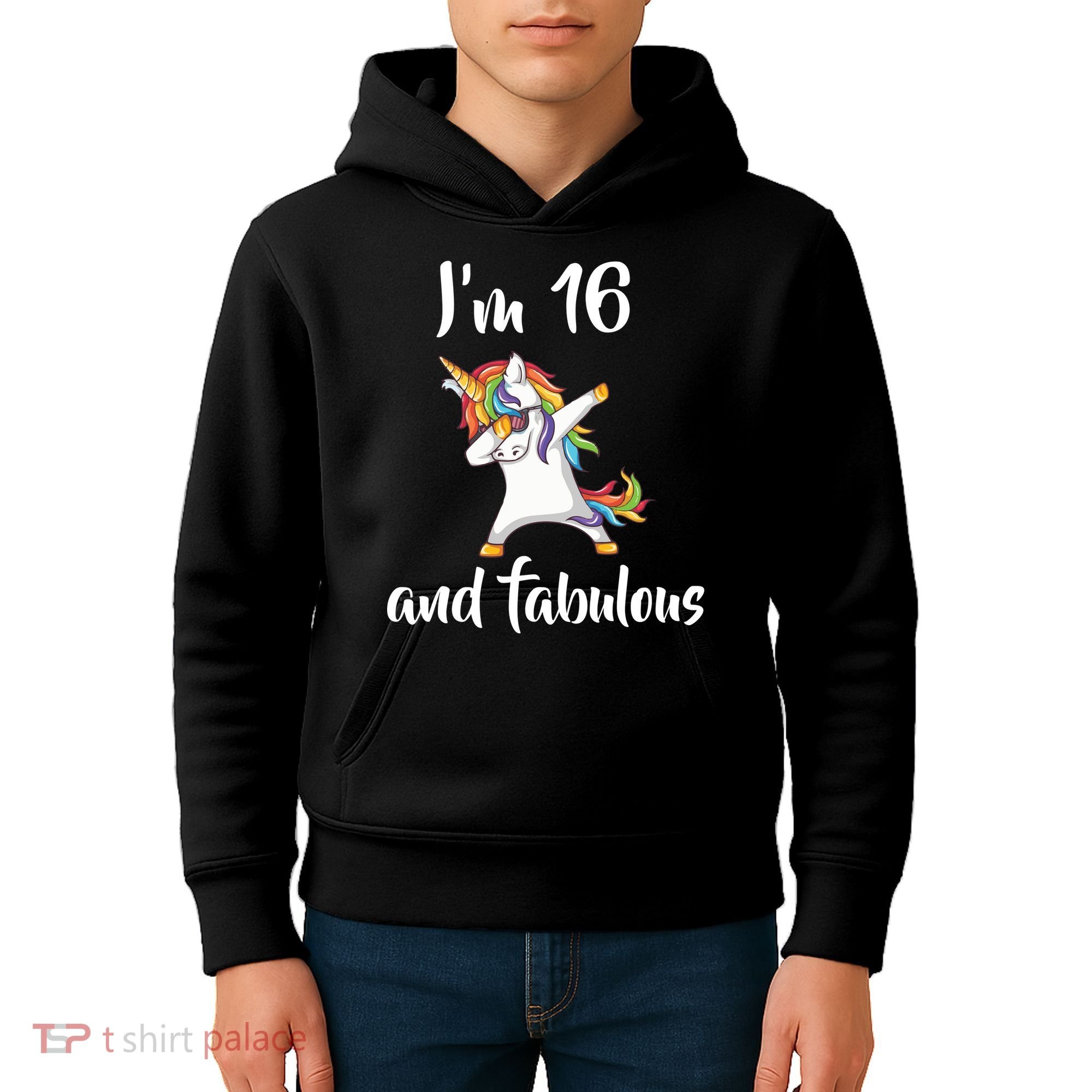 I'm 16 And Fabulous Sweet Sixteen Kids Hoodie