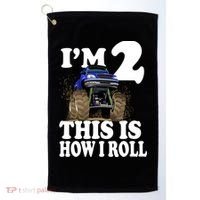 I'm 2 This Is How I Roll Golf Towel thumb 0