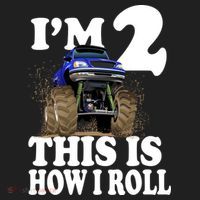 I'm 2 This Is How I Roll Golf Towel thumb 3