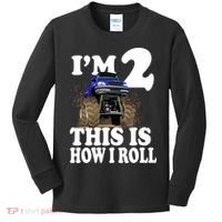 I'm 2 This Is How I Roll Kids Long Sleeve Shirt thumb 0