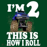 I'm 2 This Is How I Roll Kids Sweatshirt thumb 2