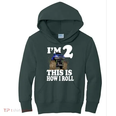 I'm 2 This Is How I Roll Kids Hoodie